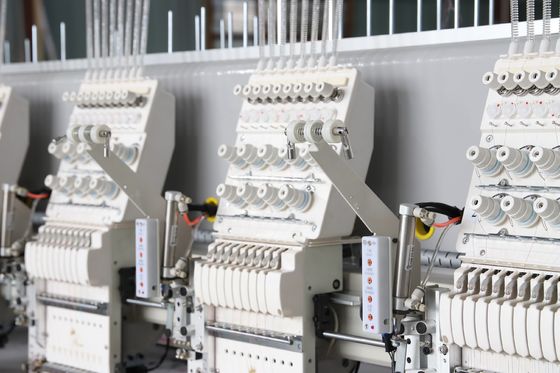 220V 380V Twin Sequin High Speed Embroidery Machine 9 Иглы 20 голов