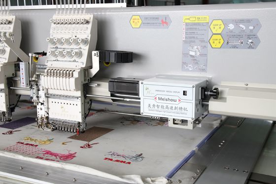 220V 380V Twin Sequin High Speed Embroidery Machine 9 Иглы 20 голов