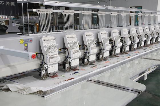 220V 380V Twin Sequin High Speed Embroidery Machine 9 Иглы 20 голов