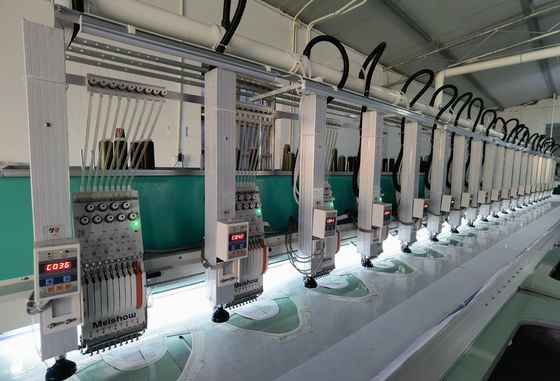 40W-80W лазерная резка вышивка машина 20 головы для 2 слоев резки ткани