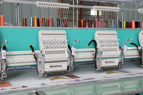 Высокоскоростная 1200RPM машина для вышивки одной полотенца 10 головы с алюминиевым каркасом